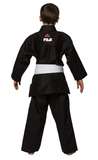 Fuji Childrens BJJ Uniform - Black - Budovideos Inc