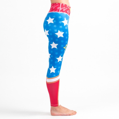 Wonder Woman BJJ Spats (Tights) (Officially Licensed) - Budovideos Inc