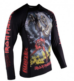 Tatami X Iron Maiden Number of the Beast Rash Guard - Budovideos Inc