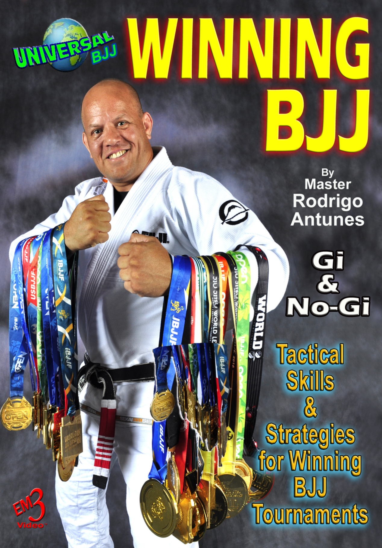 Winning BJJ: Tactical Skills & Strategies for Tournaments DVD by Rodrigo Antunes - Budovideos Inc