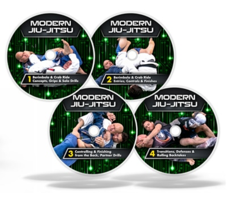 Modern BJJ: Berimbolos, Crab Rides &  Rolling Backtakes 4 DVD Set with Matt Kwan & Stephan Kesting - Budovideos Inc