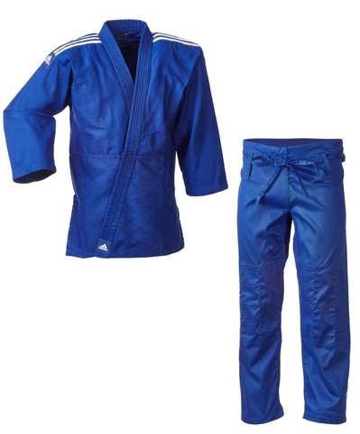 J350 Club Judo Gi - Blue w White Stripes by Adidas