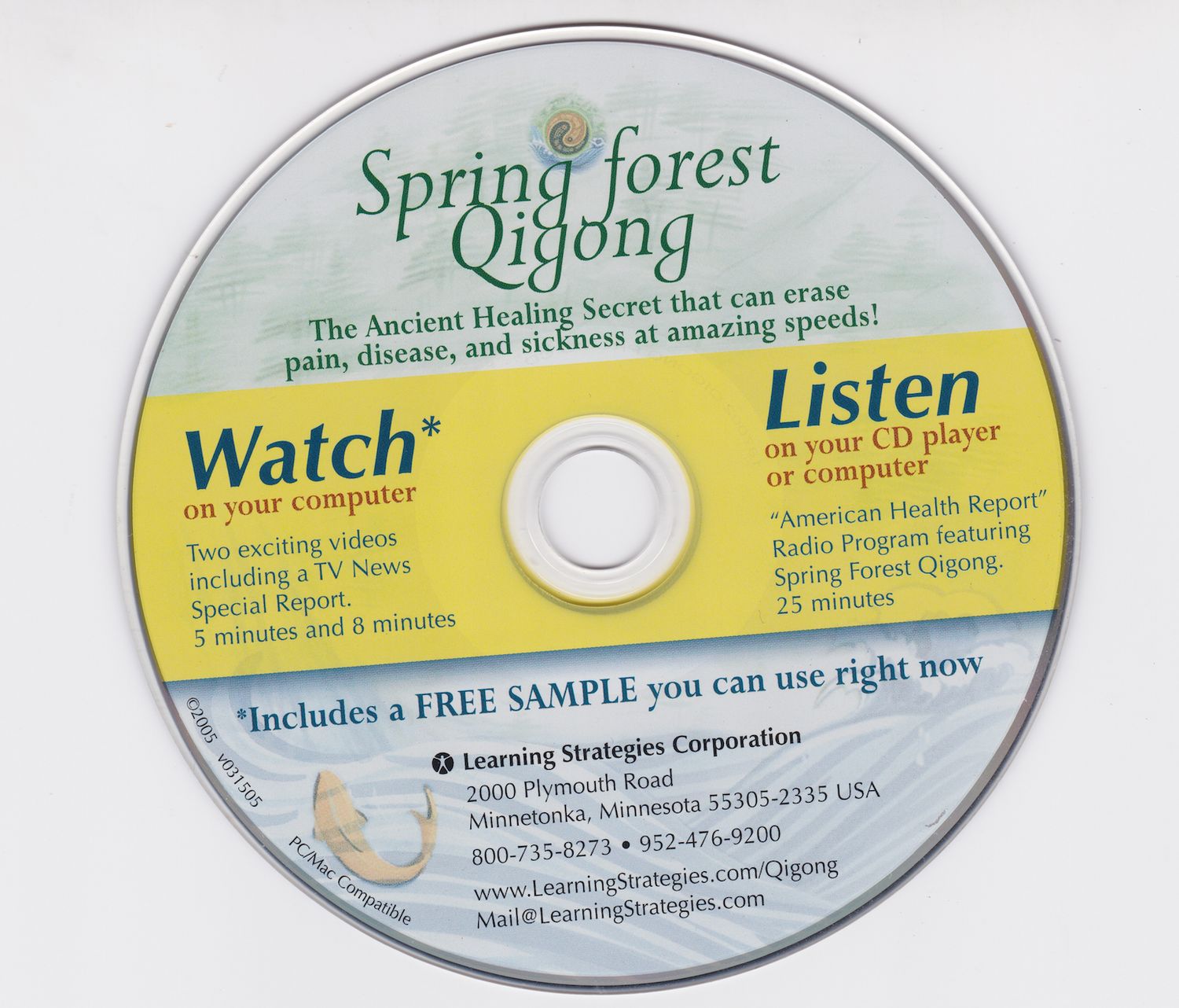 Spring Forest Qigong DVD/CD (Preowned) - Budovideos Inc