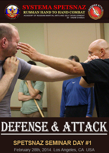 Systema Spetsnaz DVD #15: Seminar Day #1 - DEFENSE & ATTACK (2 DVD set) - Budovideos Inc