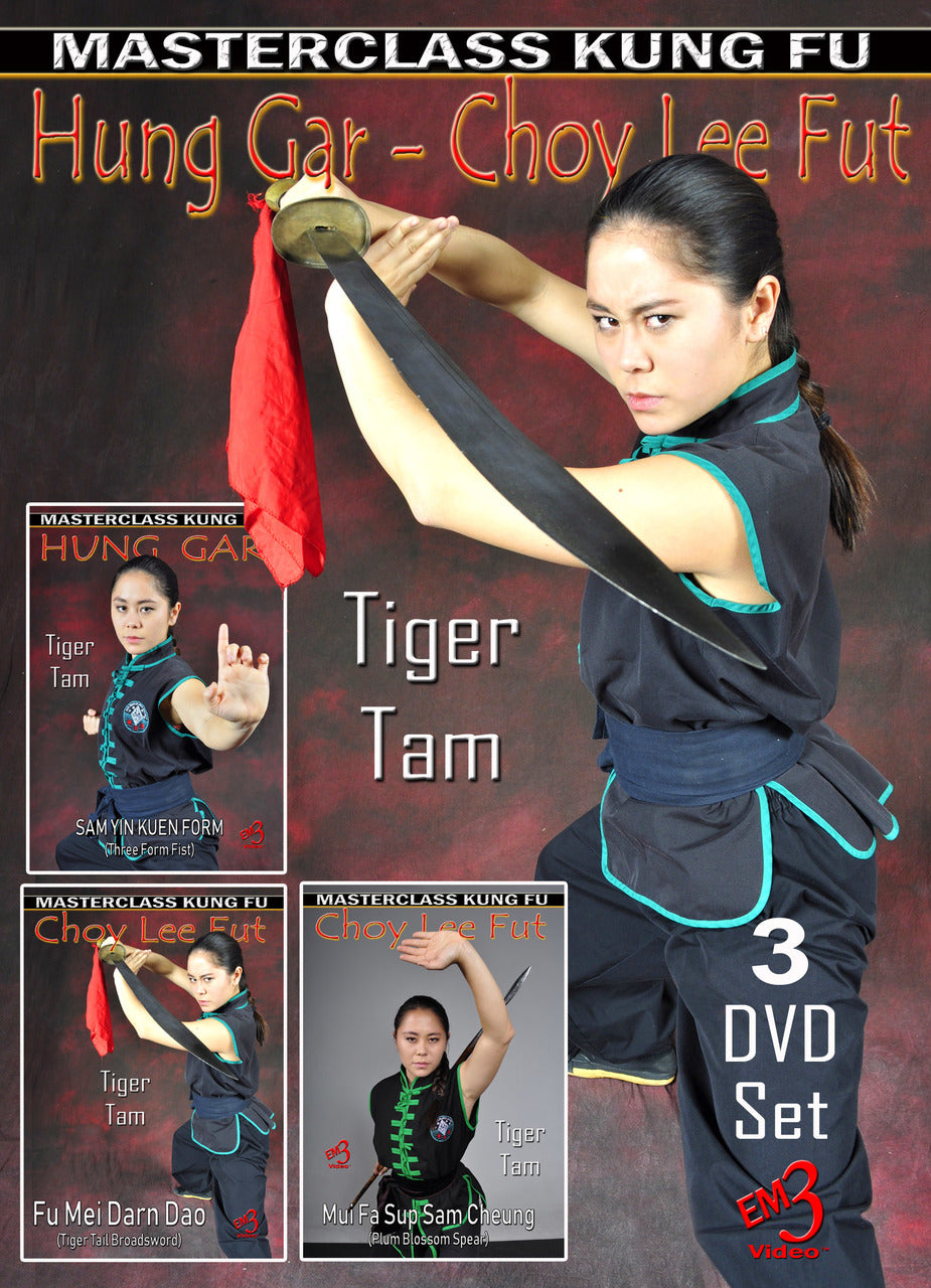 Hung Gar Choy Lee Fut 3 DVD Set by Tiger Tam - Budovideos Inc