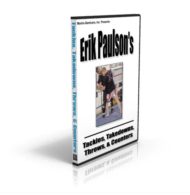 DVD de tacleadas, derribos, lanzamientos y contraataques de Erik Paulson