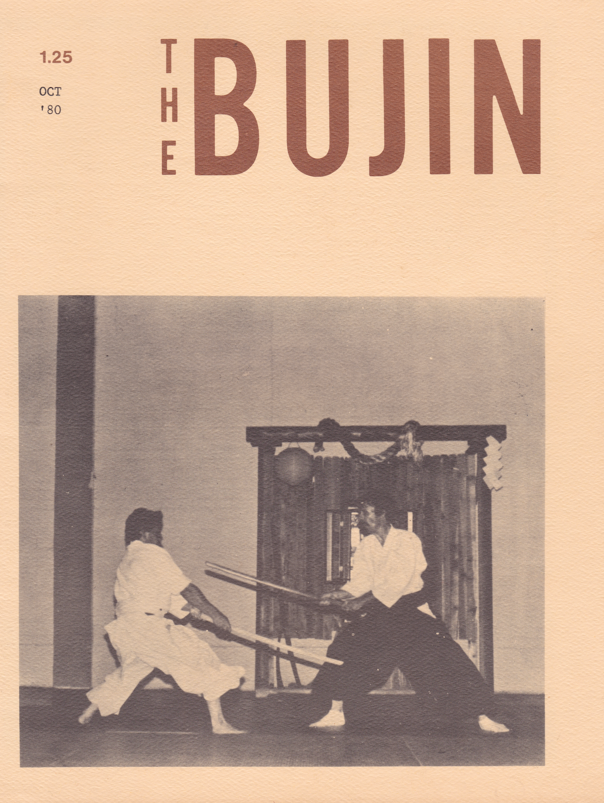 The Bujin Magazine Oct 1980 (Preowned)