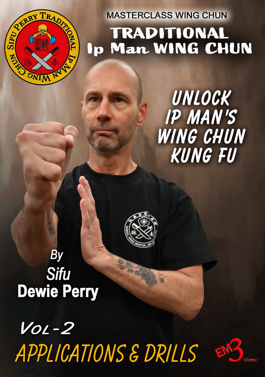 DVD tradicional de aplicaciones y ejercicios de Ip Man Wing Chun 2 de Dewie Perry