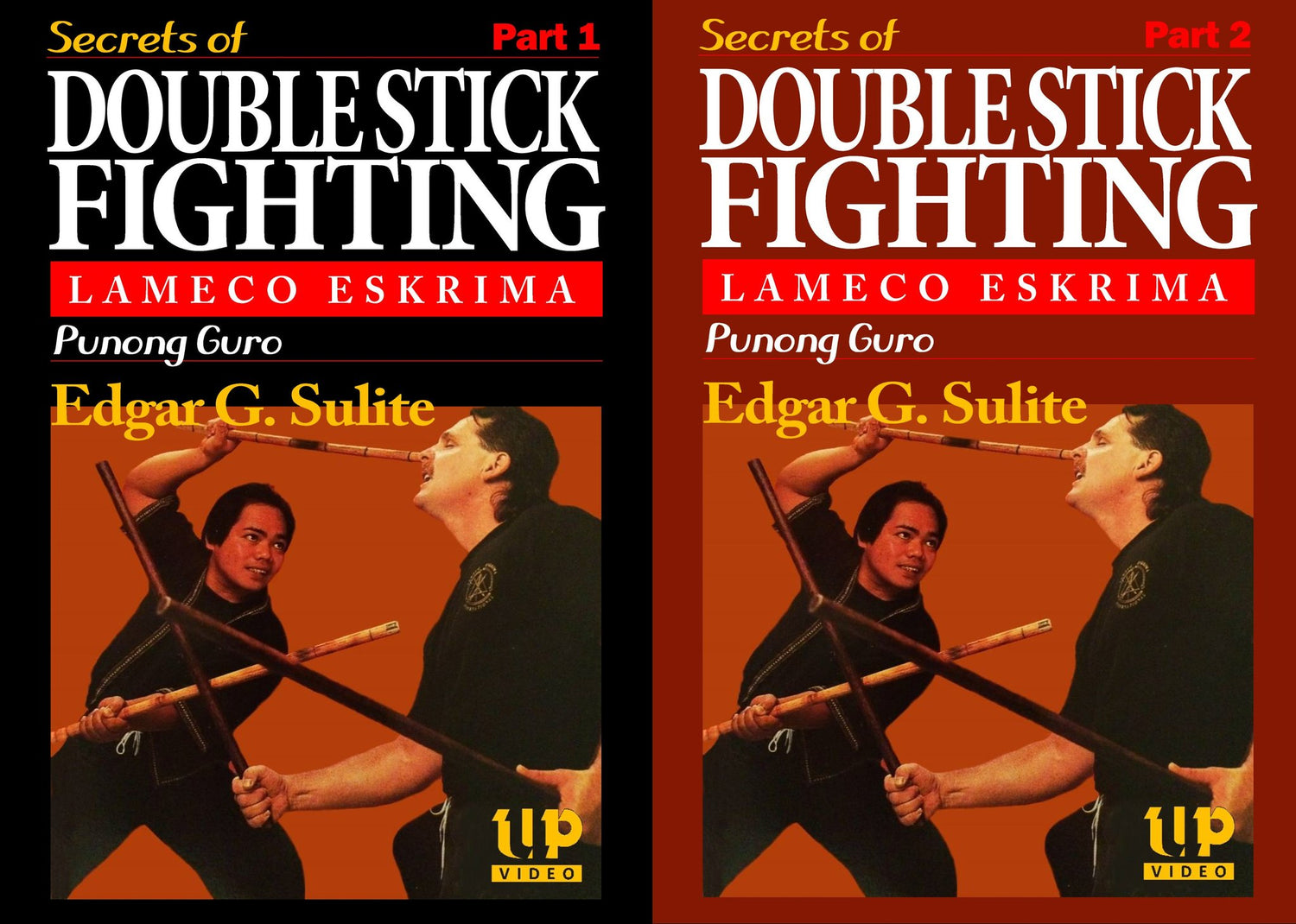 Lameco Eskrima Secrets of Double Stick Fighting 2 DVD Set by Edgar Sulite - Budovideos