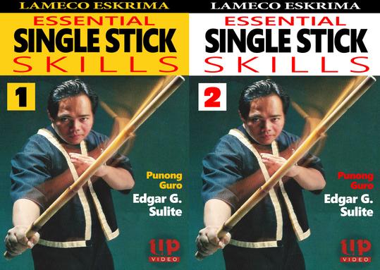 Lameco Eskrima Essential Single Stick Skills 2 DVD Set by Edgar Sulite - Budovideos