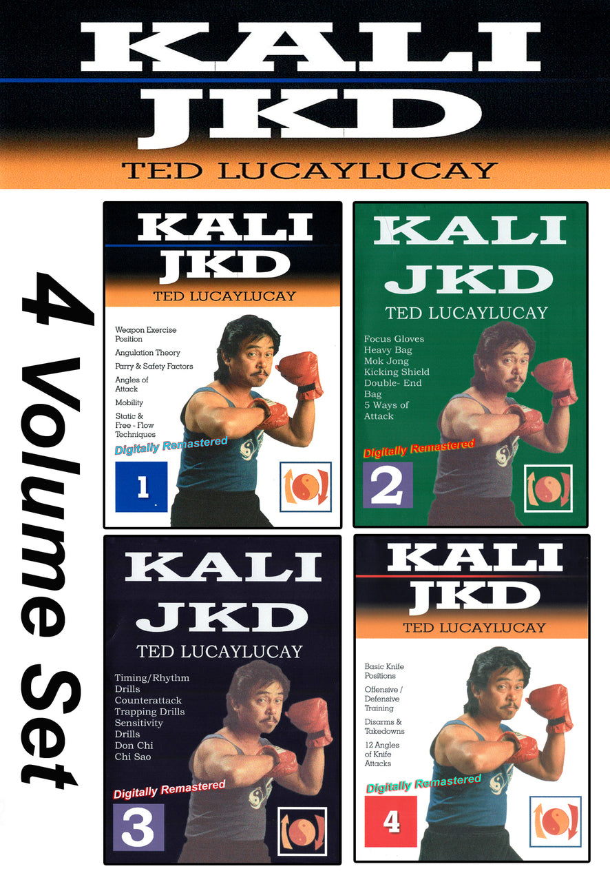 Kali JKD 4 DVD Set by Ted Lucaylucay - Budovideos Inc