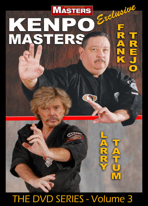 Kenpo Masters DVD 3: Frank Trejo & Larry Tatum - Budovideos Inc