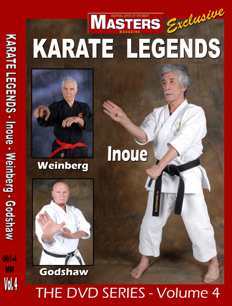 Karate Legends DVD 4 with Weinberg, Godshaw & Inoue - Budovideos Inc