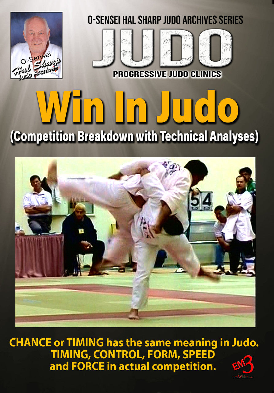 Gana en el desglose de la competencia de judo con el DVD de análisis técnico de Hal Sharp