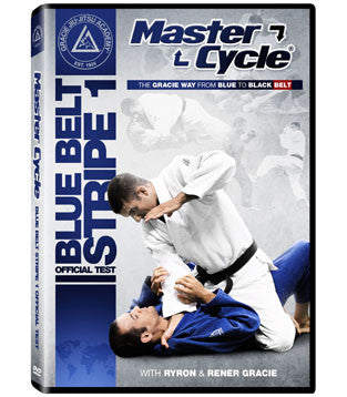 Gracie Academy Master Cycle: Blue Belt Stripe 1 DVD Official Test - Budovideos Inc