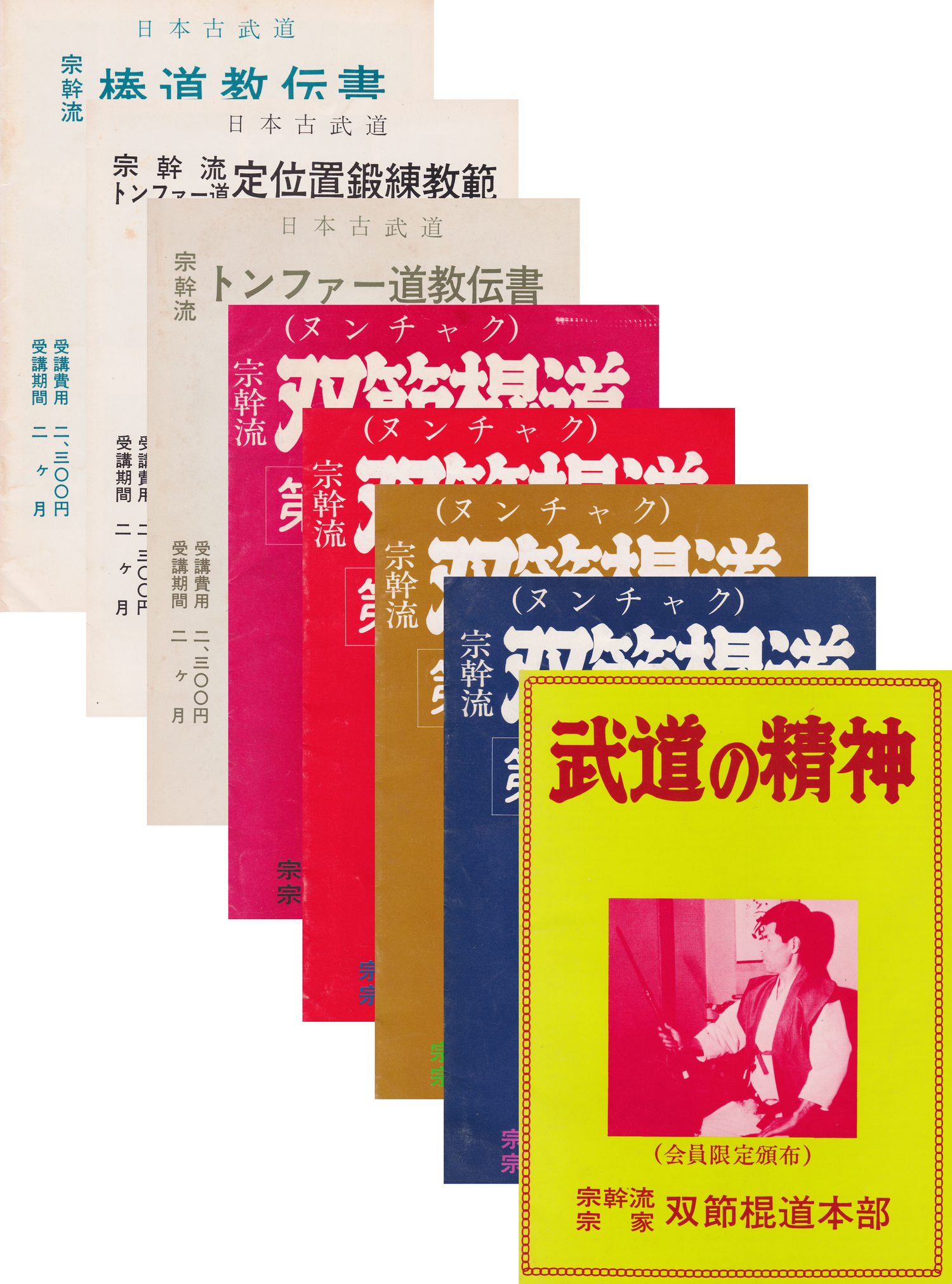 Busen Arakawa 8 Book Set (Nunchaku, Bo, Tonfa, Budo Spirit) (Preowned)