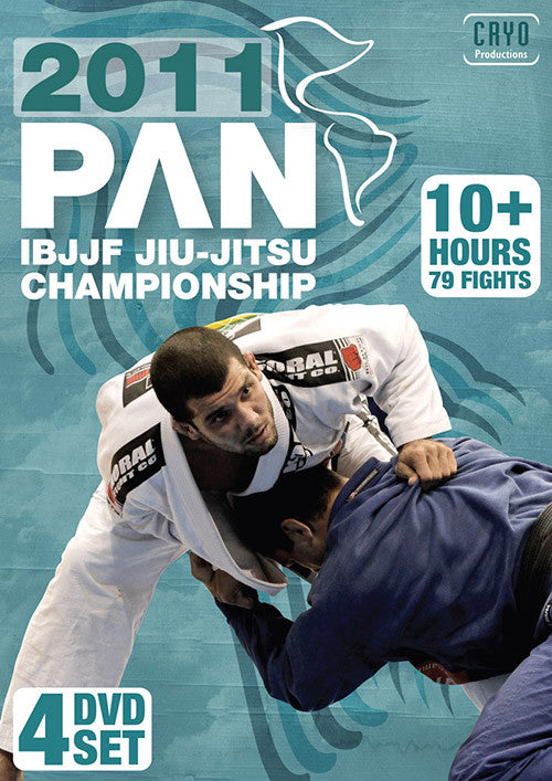 2011 Pan Jiu-jitsu Championships 4 DVD Set - Budovideos Inc