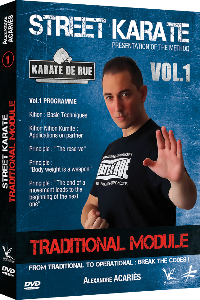 Street Karate Vol 1 - Traditional Module DVD by Alexandre Acaries - Budovideos Inc