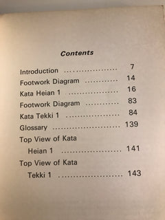 Karate Kata Heian 1 & Tekki 1 Book by Masatoshi Nakayama (Preowned) - Budovideos Inc