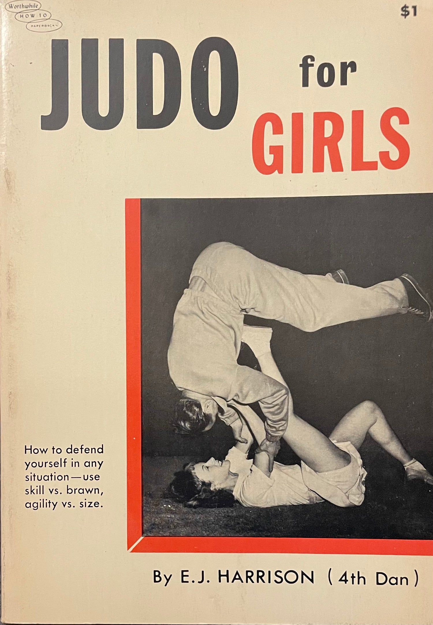 Judo for Girls Book by E.J. Harrison (Preowned)