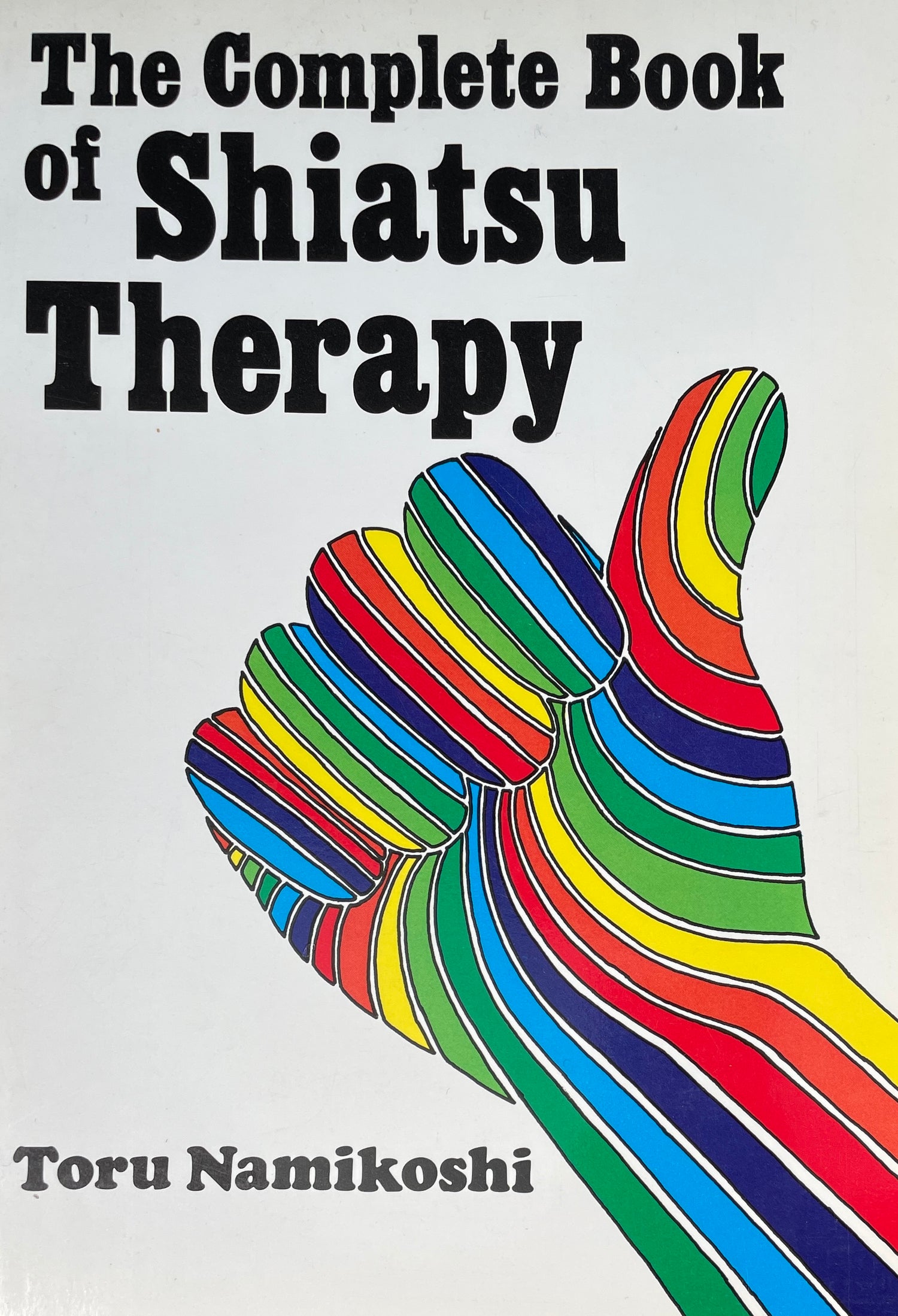 Libro completo de terapia Shiatsu de Toru Namikoshi (Usado)