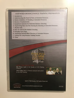 Personal Firearm Defense: Extended Distance Range Training Preparation DVD by Rob Pincus (Preowned) - Budovideos Inc