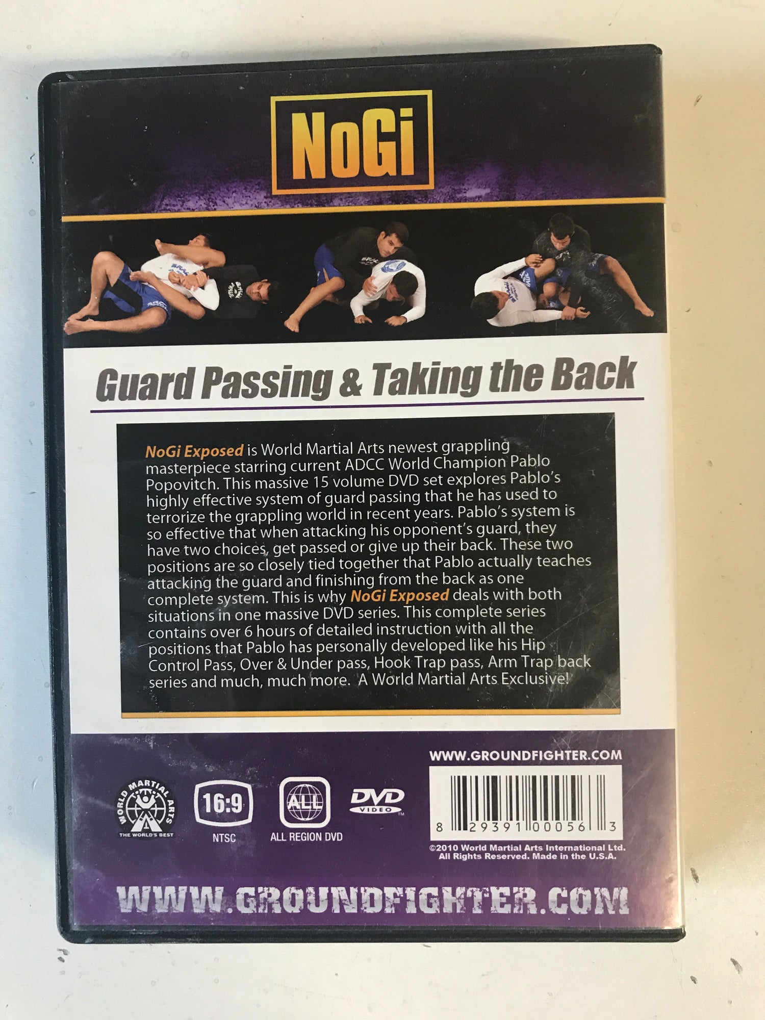 Nogi Exposed 3 DVD Set by Pablo Popovitch (Preowned) - Budovideos