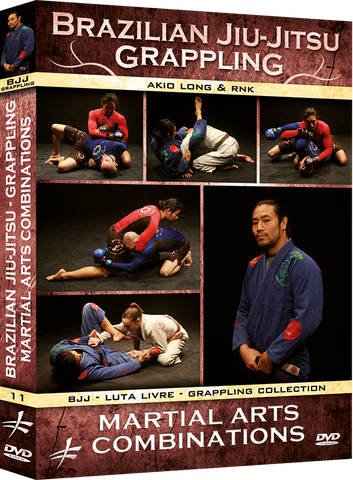BJJ & Grappling Martial Arts Combinations DVD by Akio Long & Rnk - Budovideos Inc
