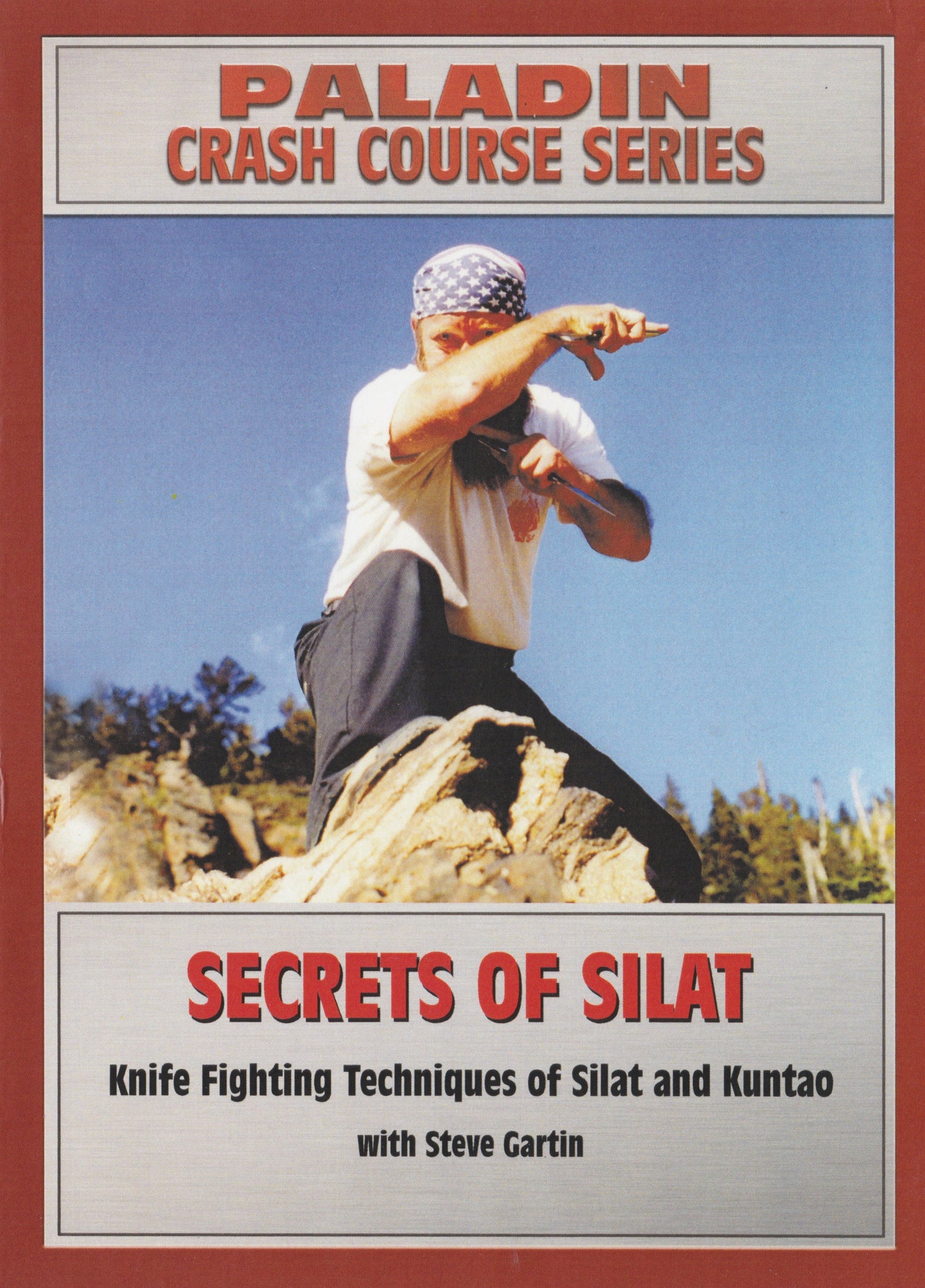 Secretos de Silat: Técnicas de lucha con cuchillos de Silat y Kuntao DVD de Steve Gartin (usado)