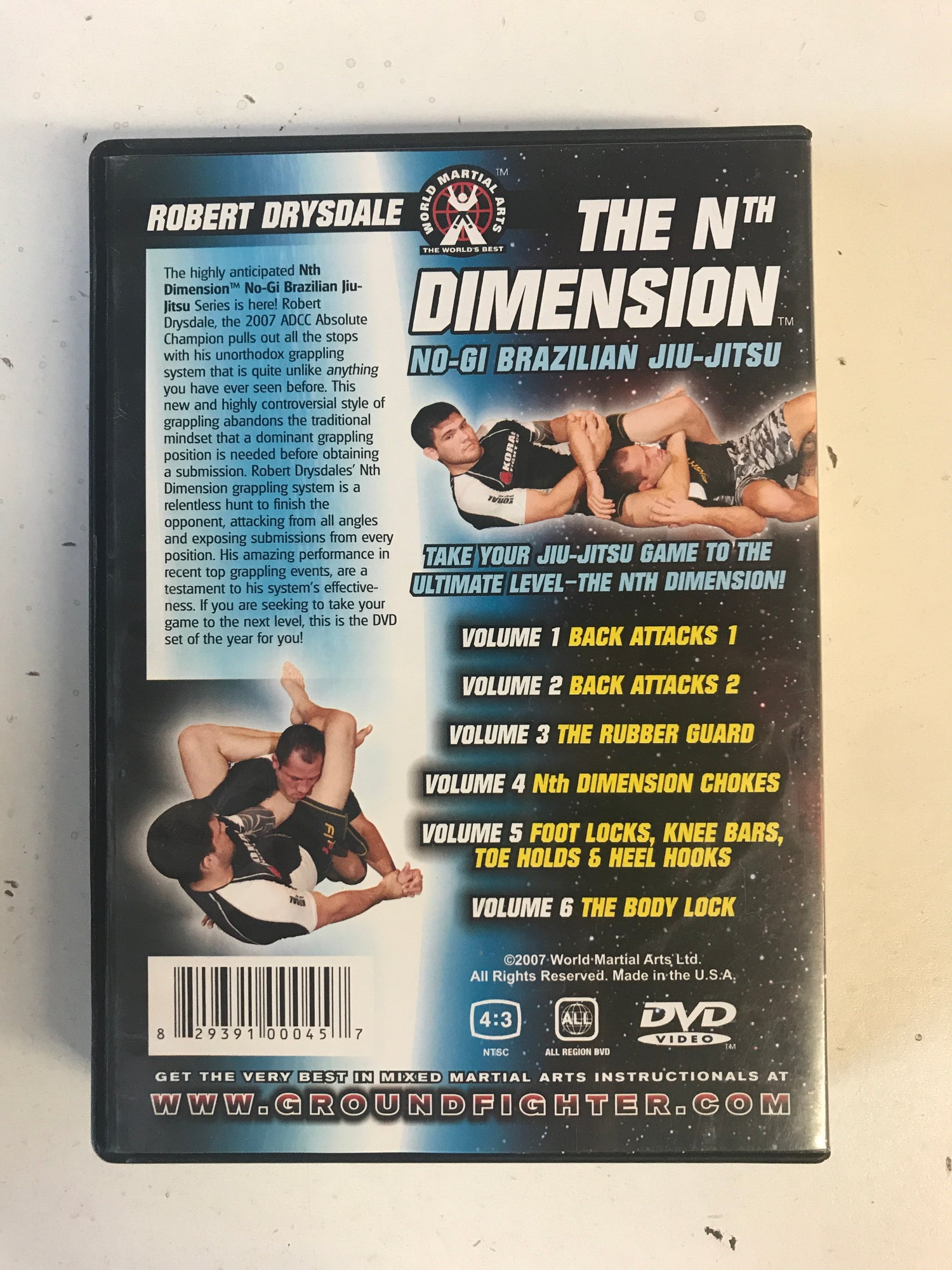 Nth Dimension of Brazilian Jiu-Jitsu 6 DVD Set by Robert Drysdale (Preowned) - Budovideos