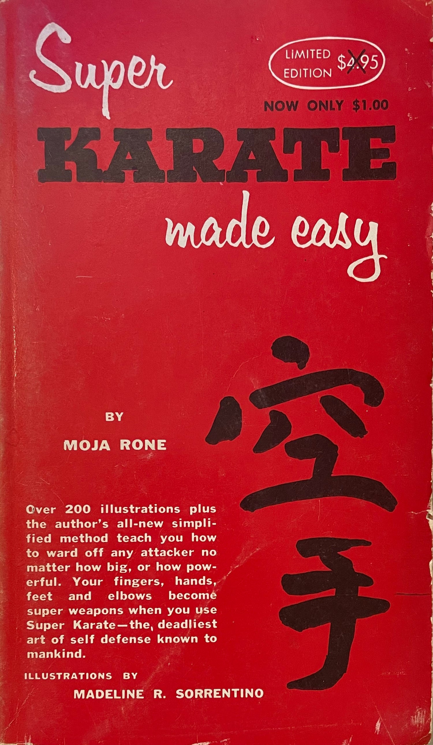 Libro Super Karate Made Easy de Moja Rone (usado)