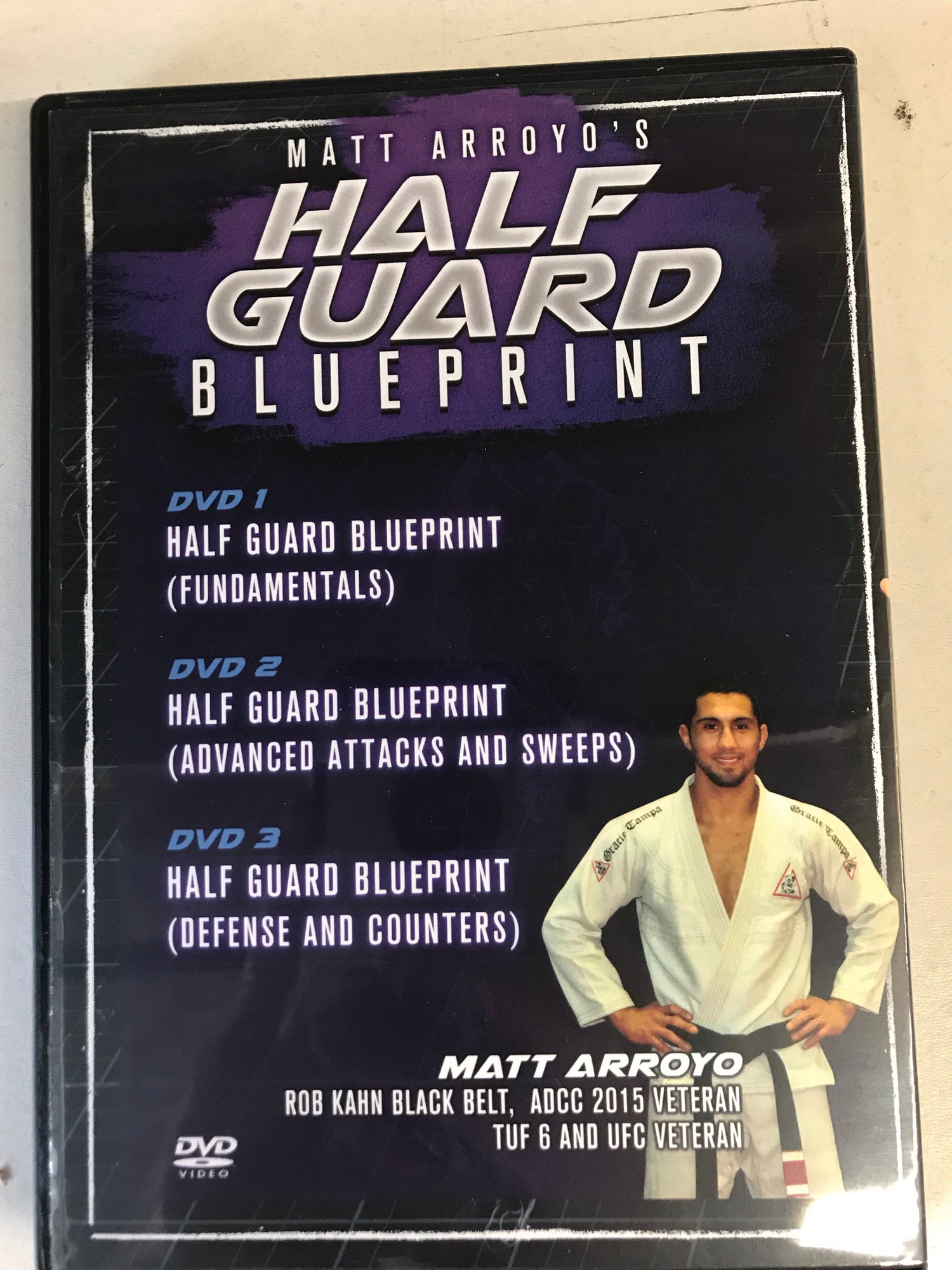 Half Guard Blueprint 3 DVD Set with Matt Arroyo - Budovideos Inc