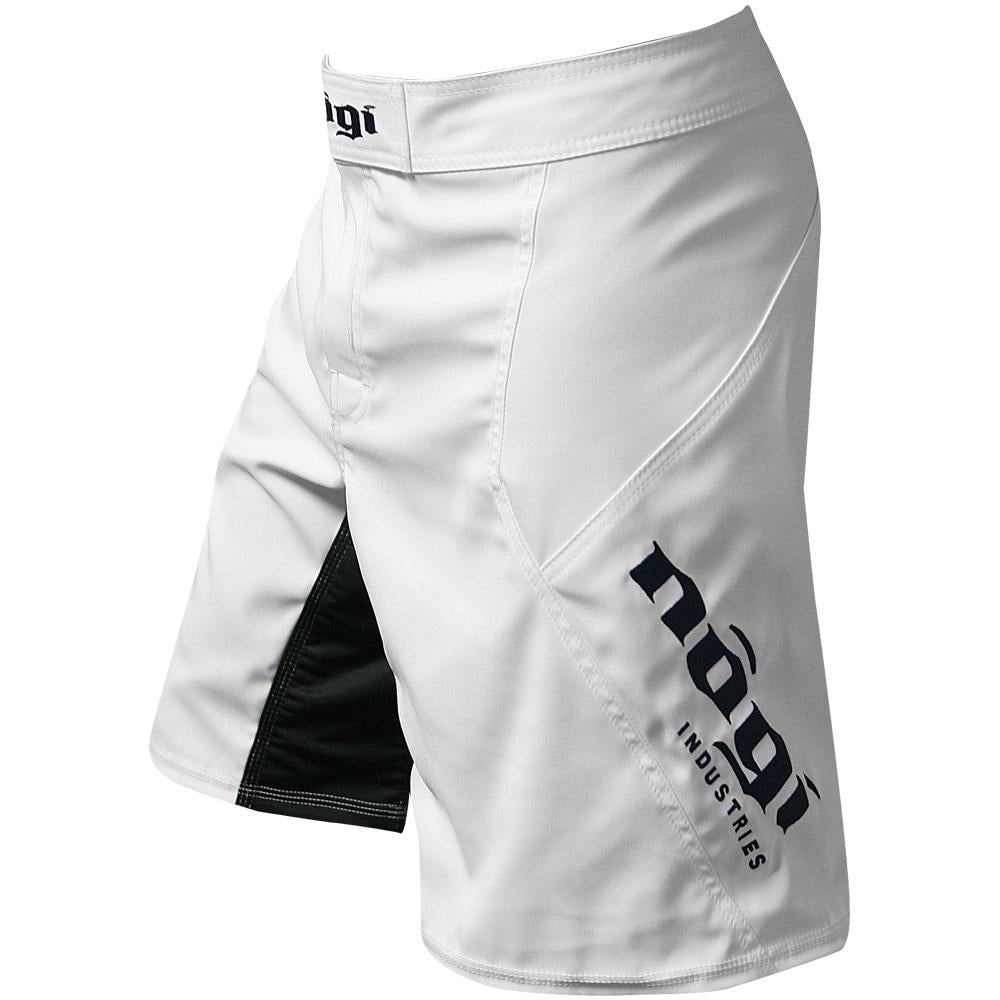Phantom 3.0 Fight Shorts - Arctic White by Nogi Industries - MADE IN USA - Limited Edition - Budovideos Inc