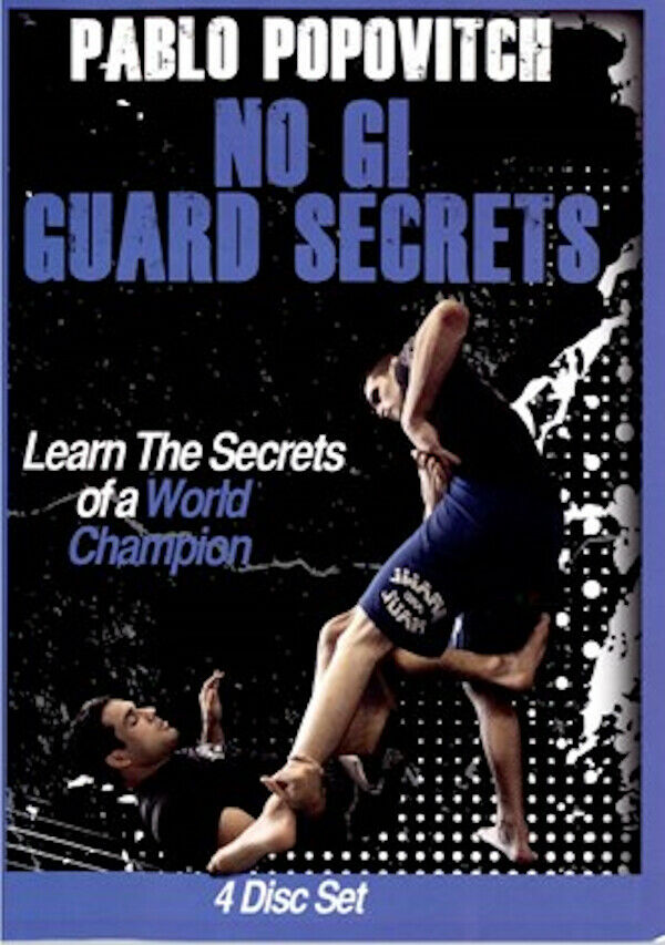 Nogi Guard Secrets 4 DVD Set by Pablo Popovitch (Preowned) - Budovideos