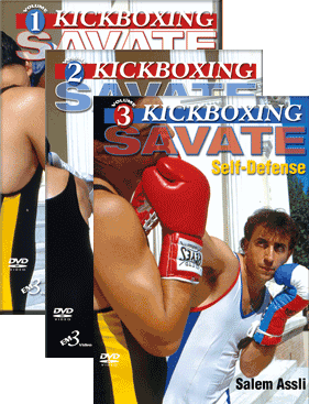 Kickboxing Savate 3 DVD Set by Salem Assli - Budovideos Inc