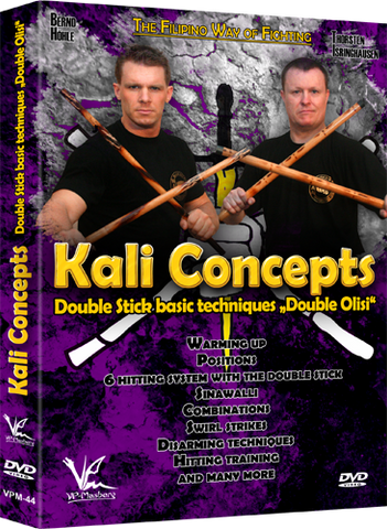 Kali Concepts Double Stick Basic Techniques Double Olisi DVD - Budovideos Inc
