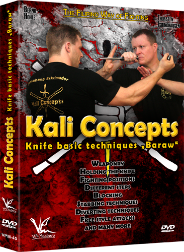 Kali Concepts Baraw Knife Basic Techniques DVD - Budovideos Inc