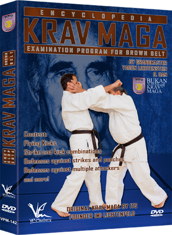 Krav Maga Encyclopedia Examination Program for Brown Belt DVD by Yaron Lichtenstein - Budovideos Inc