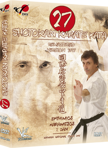 27 Shotokan Karate Kata DVD By Efthimios Karatmisos - Budovideos Inc